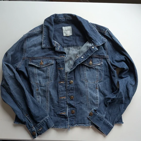 Kensie Blue Denim Jean Jacket - Picture 1 of 4